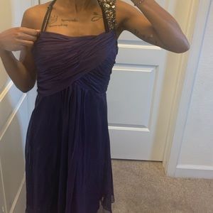 Purple party dress